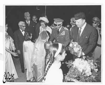 استقبال از محمد رضا و فرح پهلوی در پاکستان
