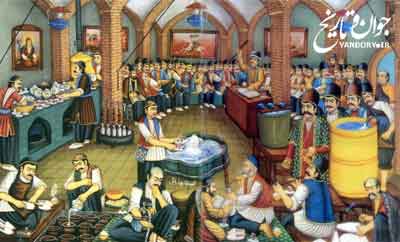 معروفترین قهوه خانه های تهران در عصر قاجار