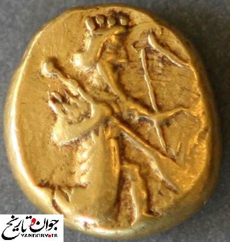 سکه ایرانی در 500 سال پیش از میلاد مسیح/عکس