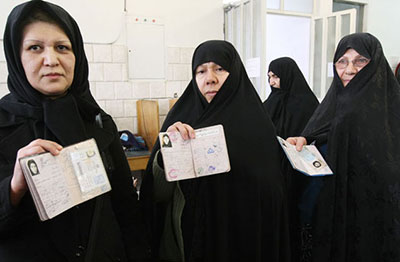 حق رای زنان در تاریخ معاصر ایران