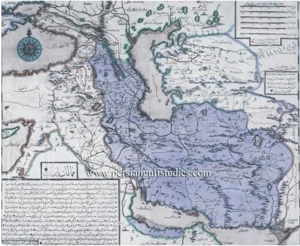 نقشه ایران در 286سال قبل/عکس