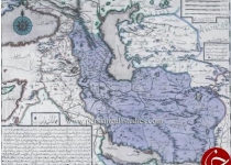 نقشه ایران در 286 سال قبل + عکس