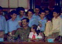 ملاقات با صدام و دخترش در کاخ سیندرلا