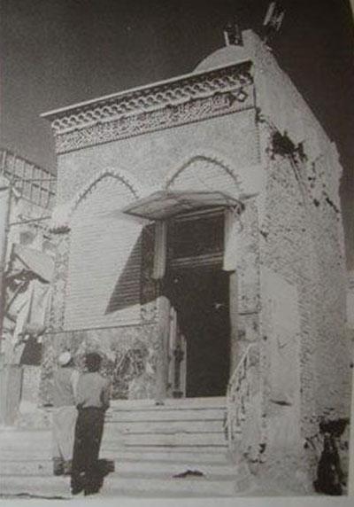 عکس قدیمی از تل زینبیه در کربلا