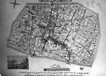 عکس/نقشه تهران در عهد ناصری
