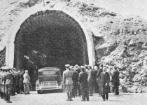 عکس/افتتاح تونل کندوان در سال 1317