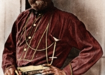 جوزف گاریبالدی میهن‏پرست شهیر و سیاست‏مدار ایتالیایى. سال 1860