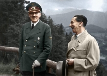 هیتلر و گوبلز در میانه جنگ جهانی دوم. 1943