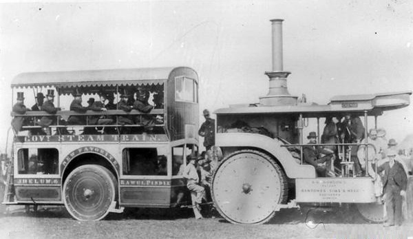 عکس/اتوبوس‌ بخاری در قدیم