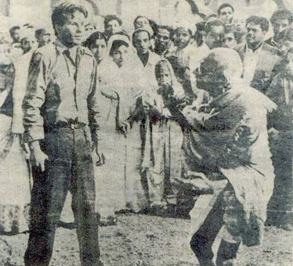 عکس/لحظه ترور ماهاتما گاندی