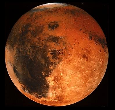 تصاویر/نقاشی عجیب اولین تصویر مریخ