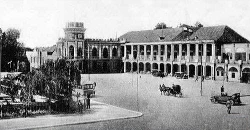 عکس/نمایی از میدان توپخانه در قدیم