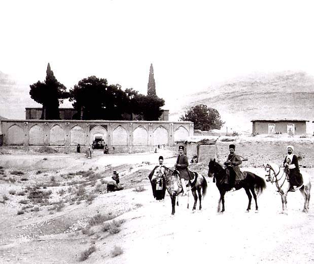 عکس/نمایی از آرامگاه سعدی شیراز در قدیم