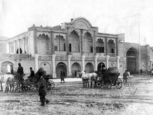 عکس/بانک شاهی در تهران عهد قاجار