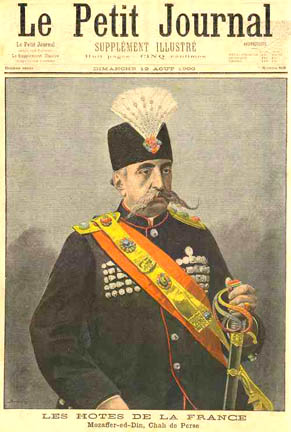 عکس شاه ایرانی روی مجله فرانسوی