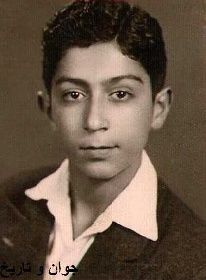 عکسی از نوجوانی پروفسور سمیعی