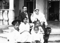 محمدعلی‎شاه و خانواده‎اش در تبعید/عکس