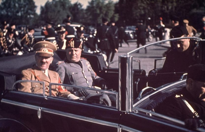 هیتلر و موسولینی در خیال جنگ/تصاویر
