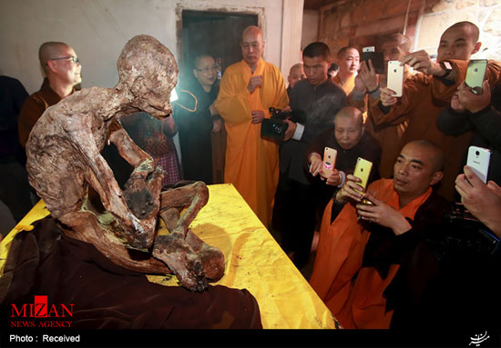 مومیایی یک راهب چینی+ تصاویر
