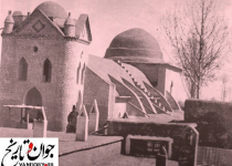 عکسی قدیمی از یک کلیسا در ارومیه