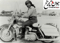 اولین زن موتورسوار سیاه پوست/عکس