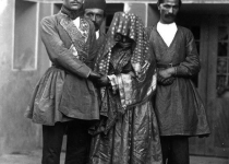 عکس/ عروس و داماد قاجاری