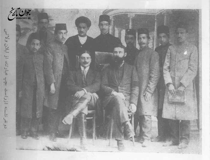 عکس تاریخی/  شیلان و لاتس دو تن از مستشاران خارجی فعال در ایران در دوره قاجاریه
