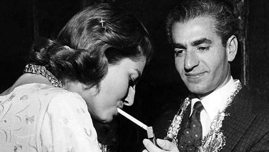 عیاشی محمدرضا پهلوی با یک دختر انگلیسی