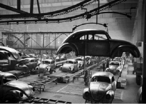 تصویری جالب از کارخانه فولکس واگن در سال 1951