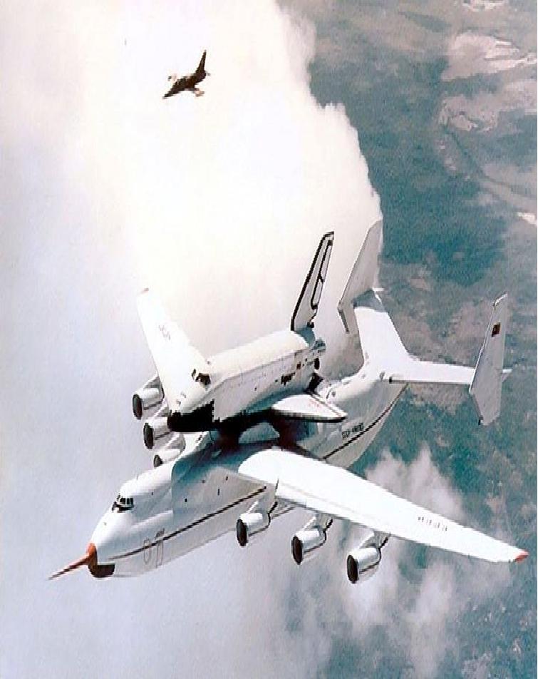 اسکورت "فضاپیمای بوران" توسط جنگنده شوروی + تصویر
