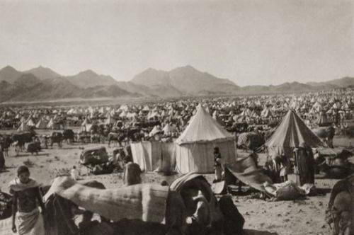 عکس/ صحرای عرفات سال 1885