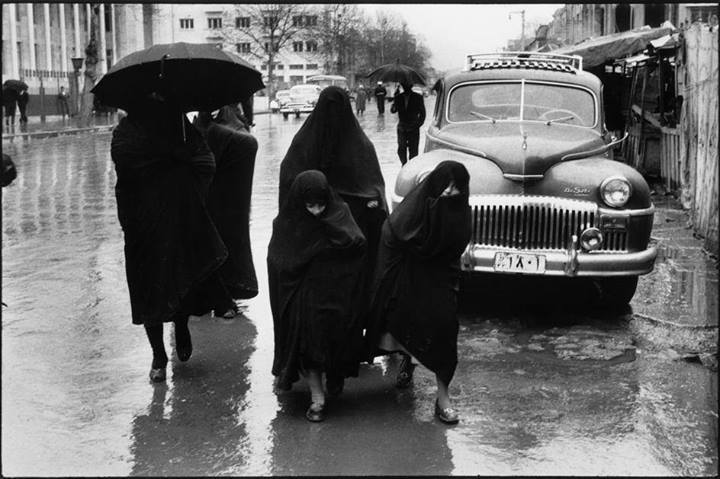 عکس/تهران در یک روز بارانی در دهه 30